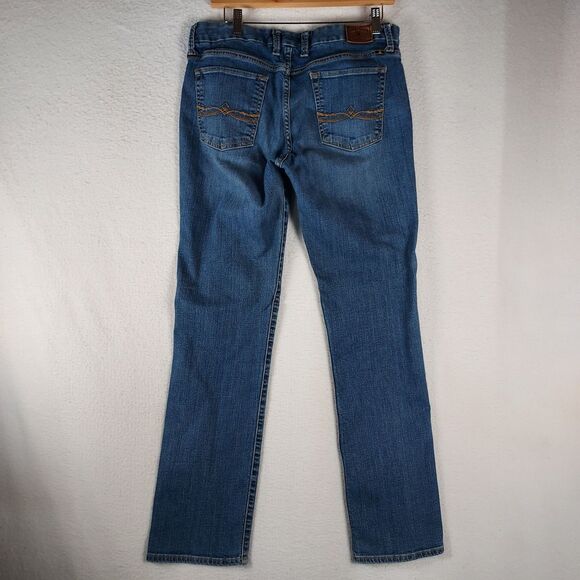 Lucky Brand Sweet Jean Straight Women's Jeans 12/31 Regular Blue Denim Stretch - Picture 2 of 11
